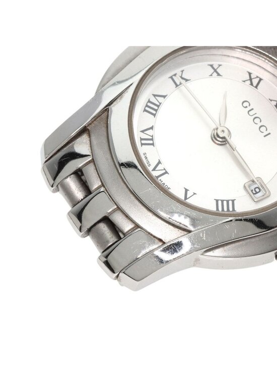 Gucci Round Face Watch SS